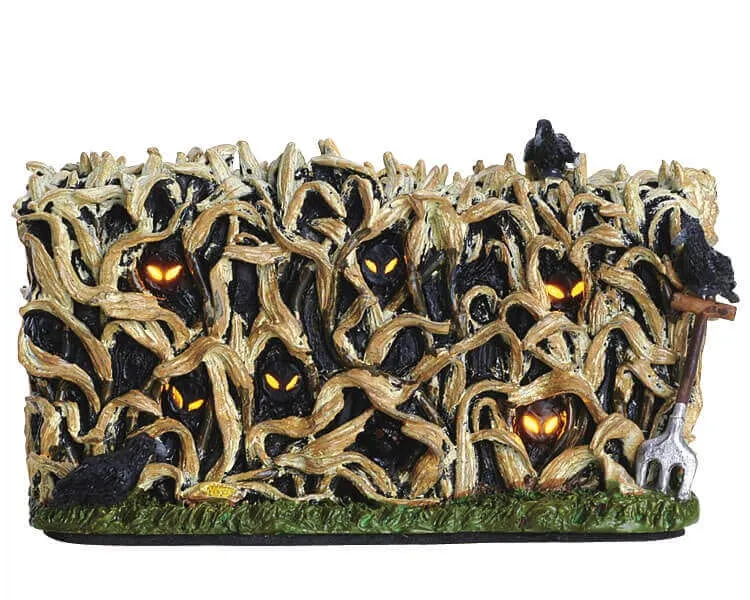 lemax-creepy-corn-row-champ-de-ma-s-hant-spooky-town image 1