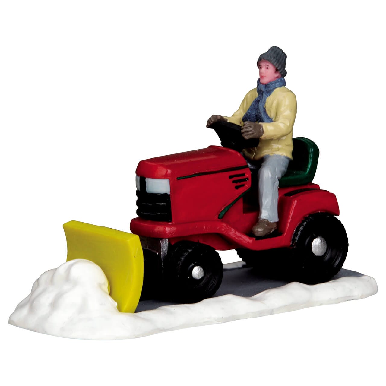 lemax-ride-on-snowplow-miniature-de-collection-engin-de-d-neigement image 1