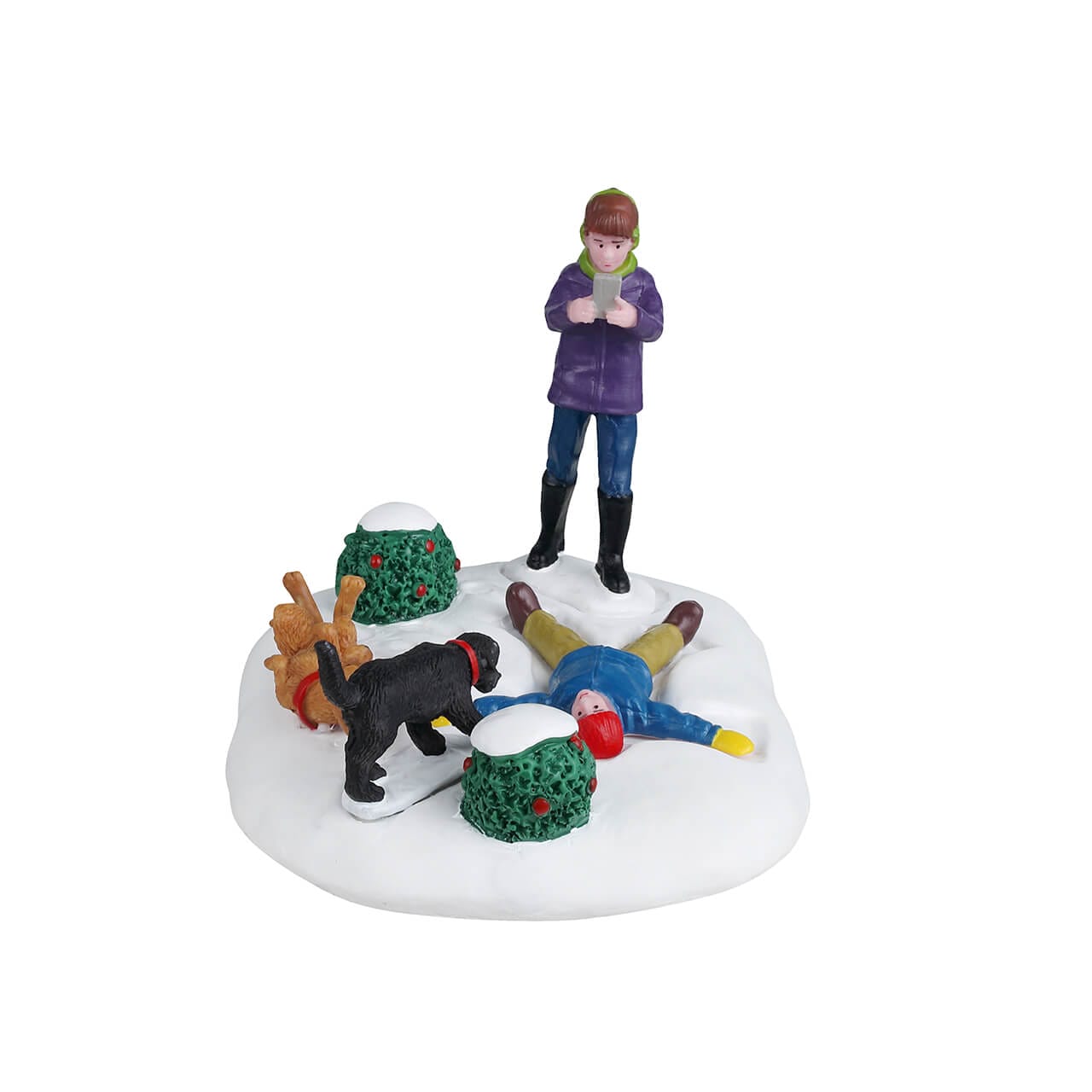 lemax-snow-angel-s-best-friend-figurine-miniature-vail-village image 2
