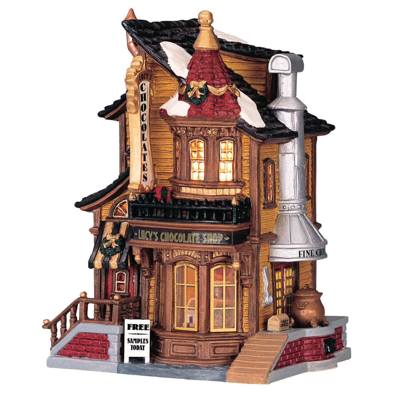 lemax-lucy-s-chocolate-shop-b-timent-miniature-caddington image 4