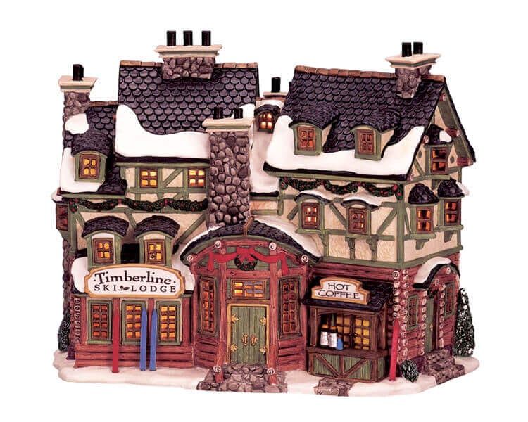 lemax-timberline-ski-lodge-chalet-miniature-illumin-de-collection image 2