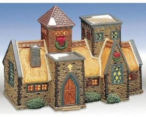 lemax-all-saint-s-church-glise-miniature-lumineuse-village-de-no-l image 1