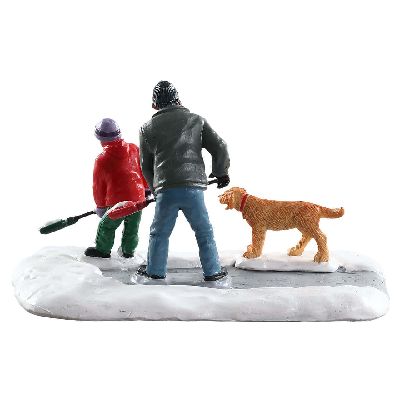 lemax-dad-gets-help-figurine-p-re-no-l-et-enfant-pour-village-miniature image 4