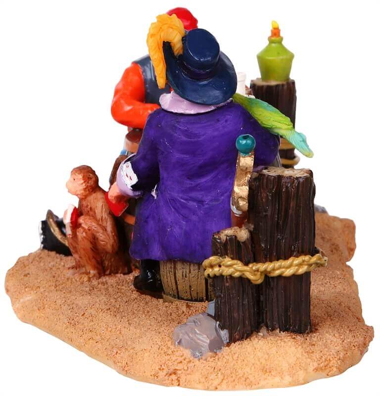 lemax-spooky-town-bucaneer-poker-figurine-pirate image 4