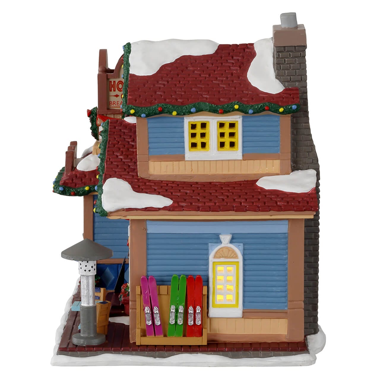 lemax-hilltop-cafe-b-timent-miniature-caddington-village image 3