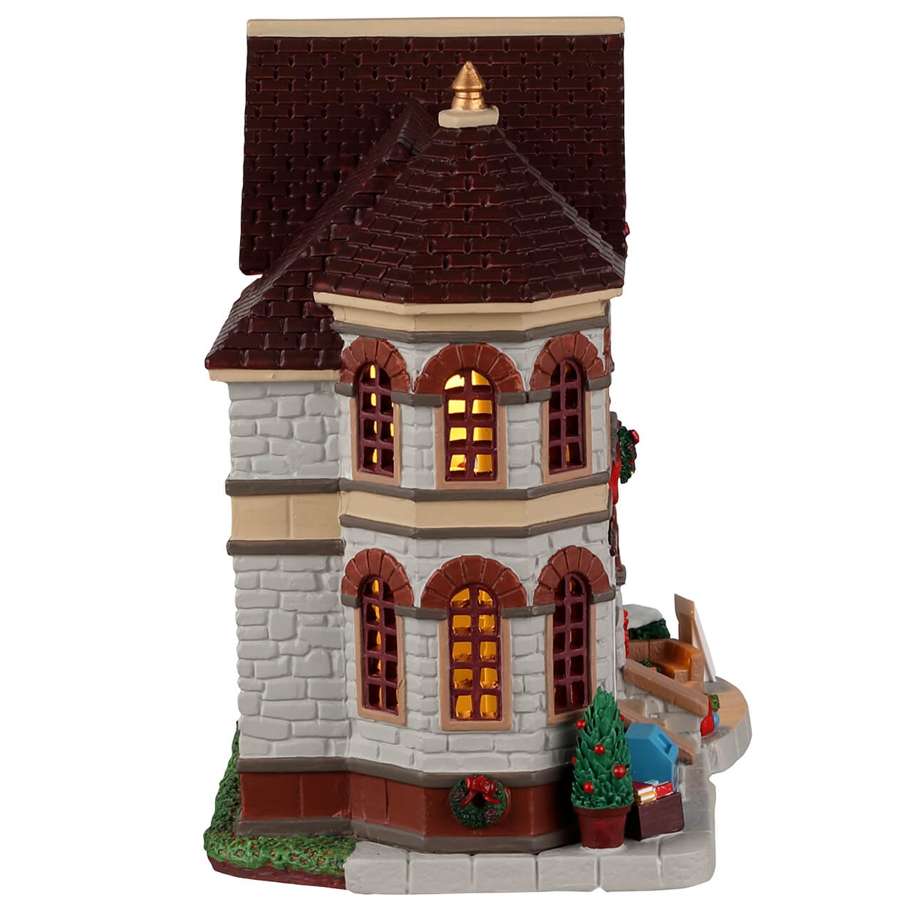 lemax-village-library-b-timent-miniature-caddington image 2