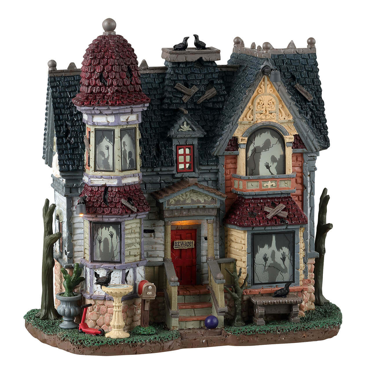 lemax-the-house-of-shadows-maison-hant-e-lumineuse-spooky-town image 1