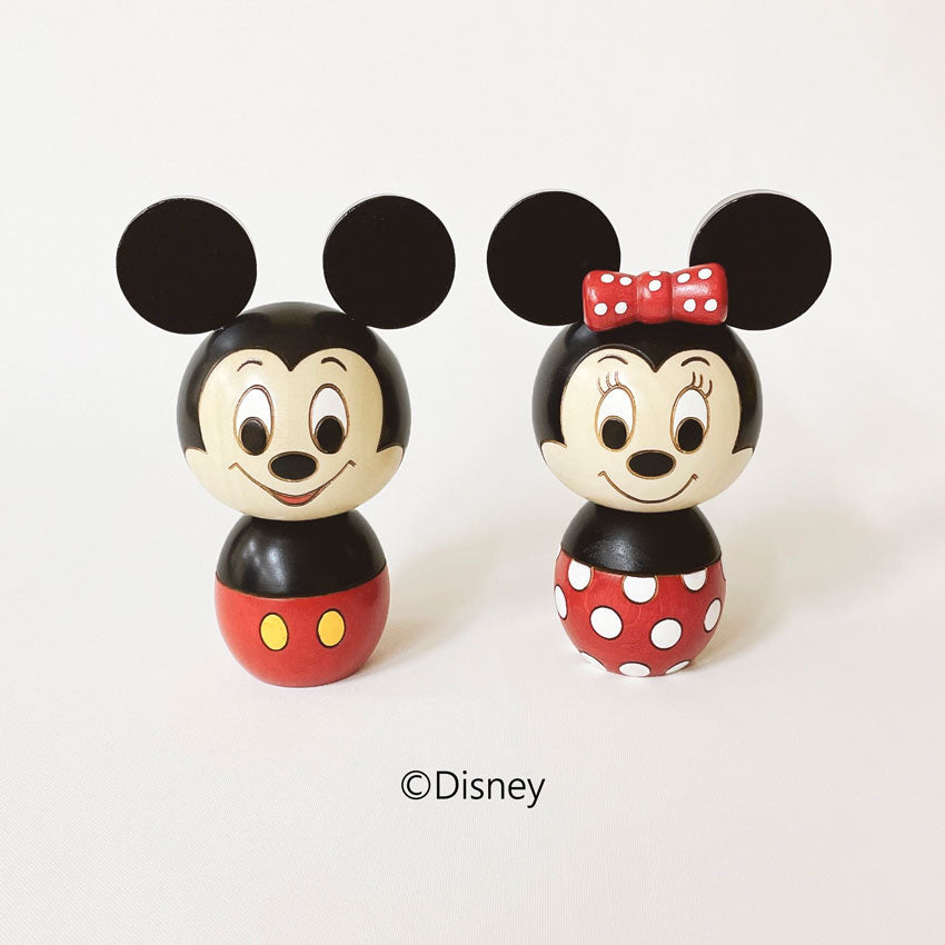 usaburo-kokeshi-minnie-figurine-kokeshi-disney-12-cm image 6