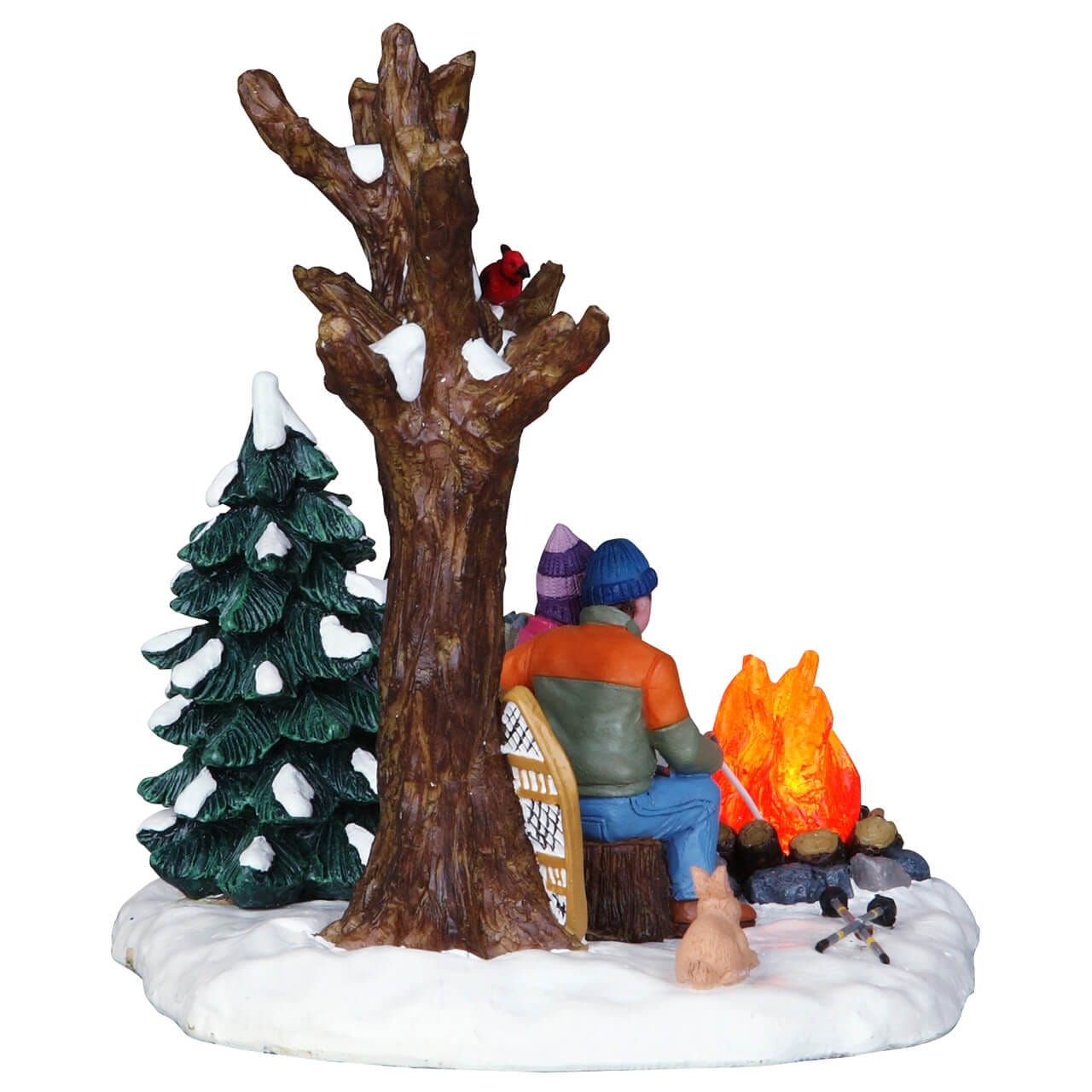 lemax-staying-warm-figurine-miniature-vail-village image 2