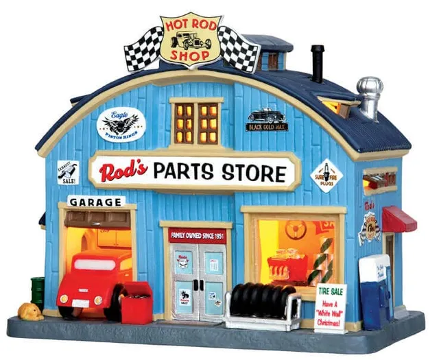 lemax-rod-s-parts-store-b-timent-miniature-de-village image 1