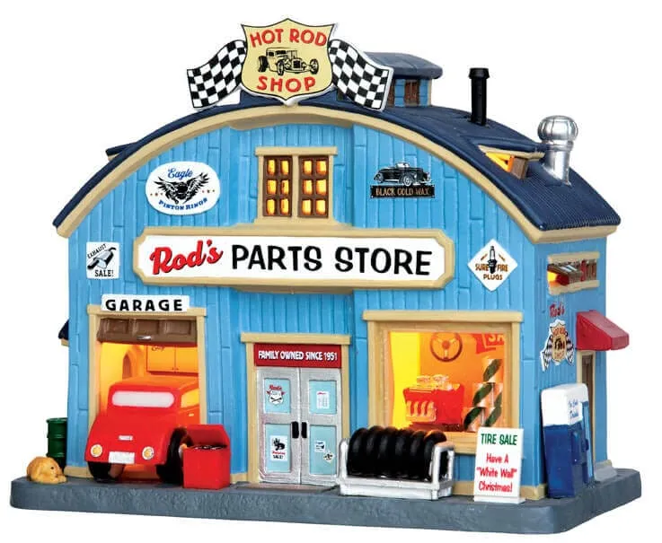 lemax-rod-s-parts-store-b-timent-miniature-de-village image 1