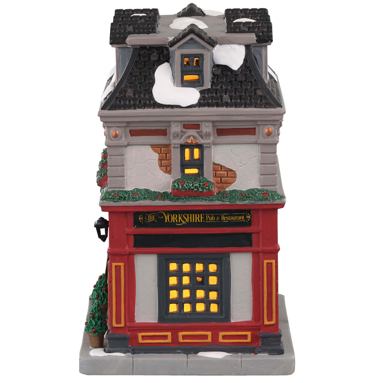 lemax-the-yorkshire-pub-restaurant-pub-miniature-lumineux image 3