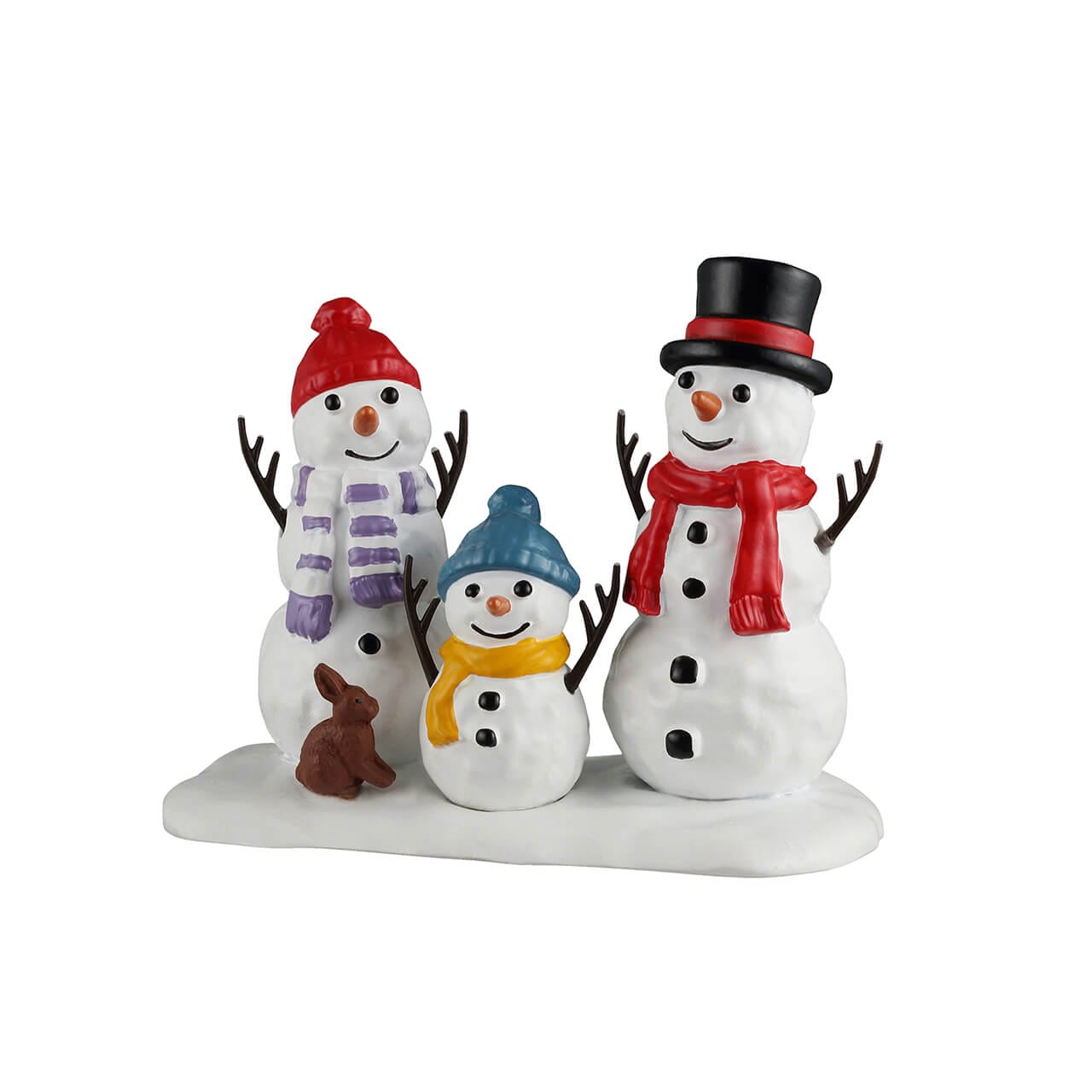 lemax-snowman-family-famille-bonhomme-de-neige-miniature image 2