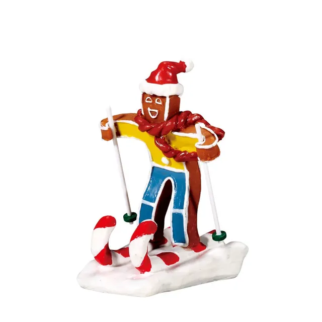 lemax-candy-cane-skier-figurine-sugar-n-spice image 1