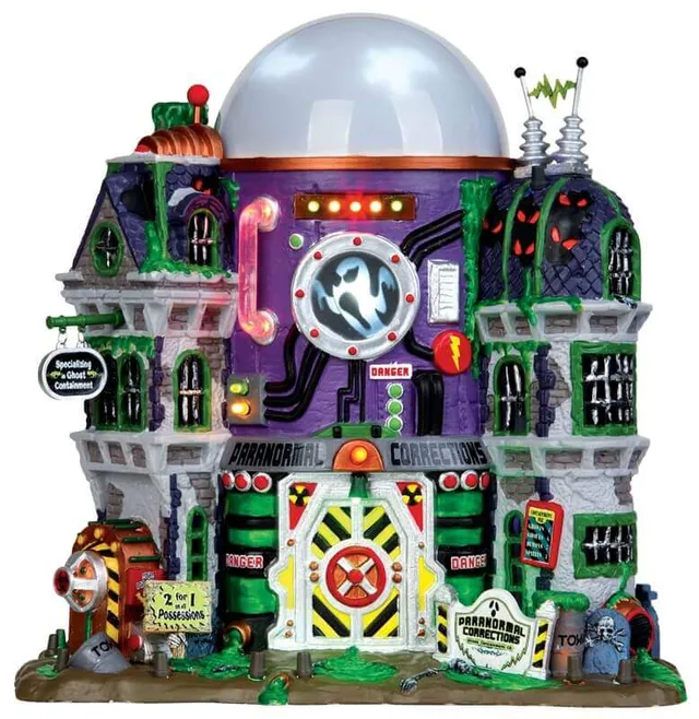 lemax-ghost-containment-building-b-timent-miniature-spooky-town image 1