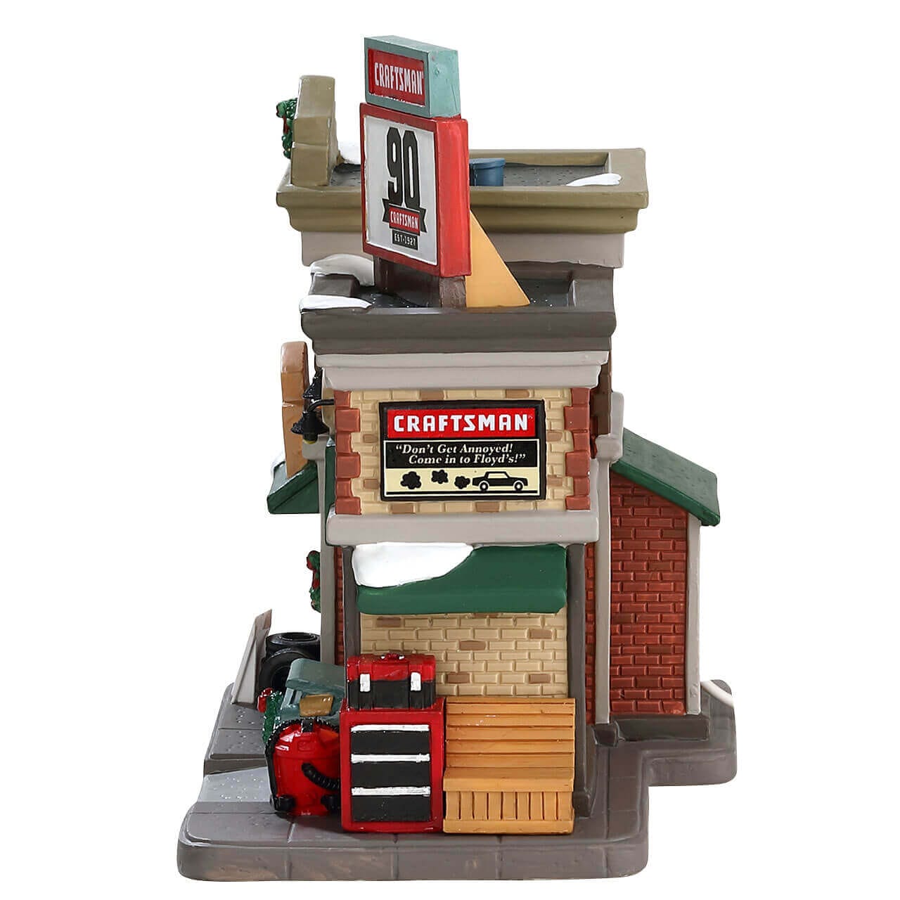lemax-floyd-s-garage-b-timent-miniature-atelier image 2