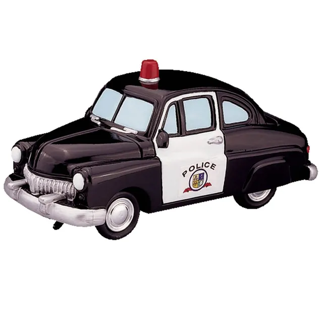 lemax-police-squad-car-v-hicule-miniature-de-village image 1