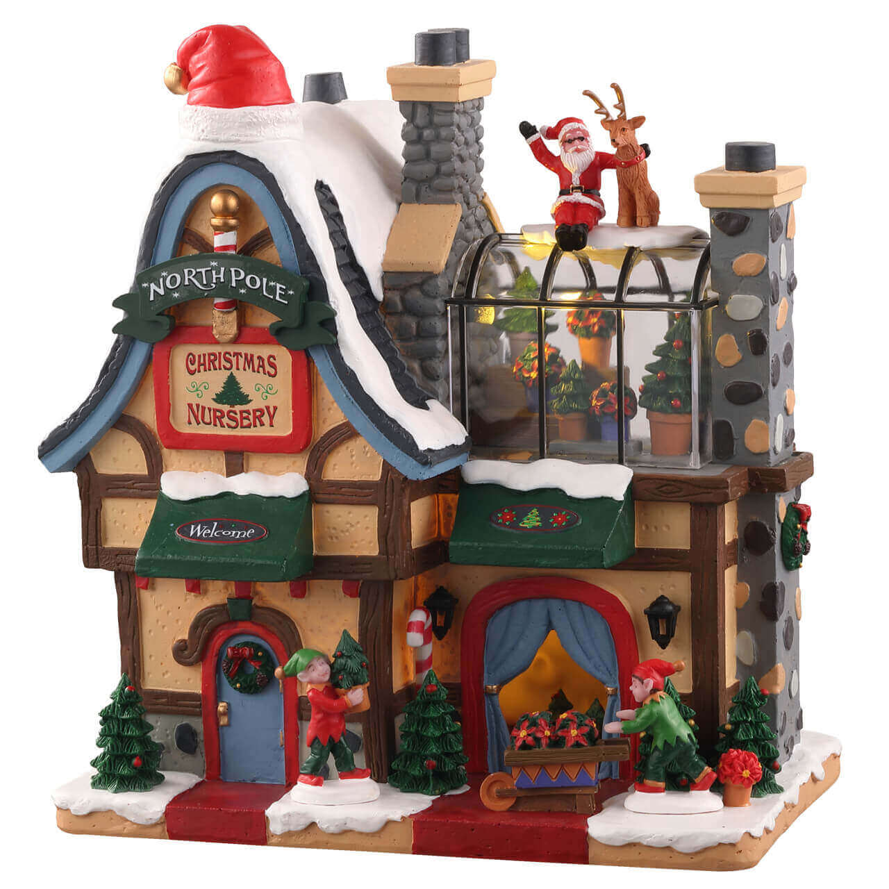 lemax-north-pole-nursery-p-pini-re-miniature-elfes-santa-s-wonderland image 1