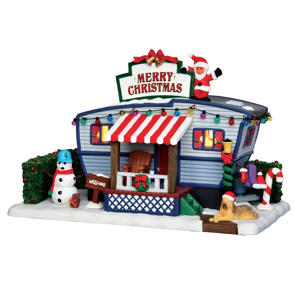 lemax-christmas-lane-trailer-caravane-miniature-de-no-l image 1