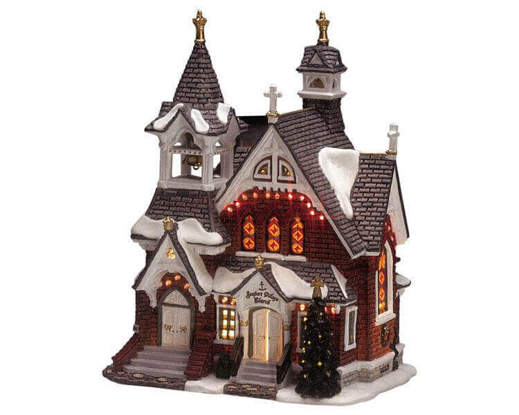 lemax-seaport-village-church-glise-miniature-de-village image 2