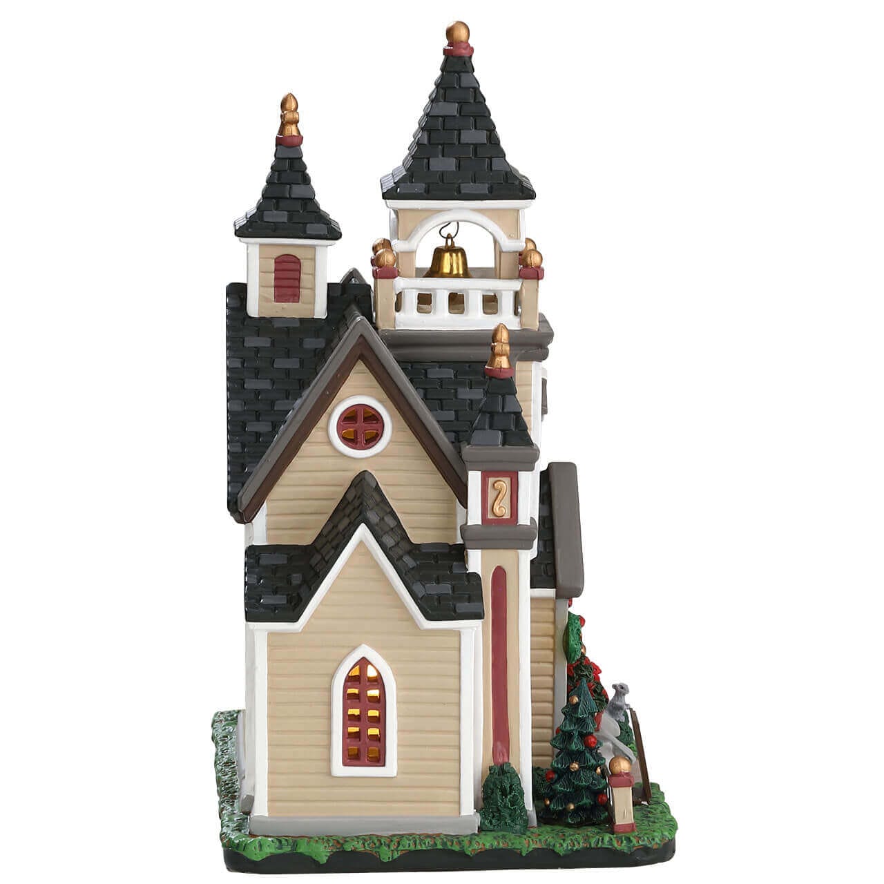 lemax-st-clare-s-church-glise-miniature-lumineuse-de-collection image 3