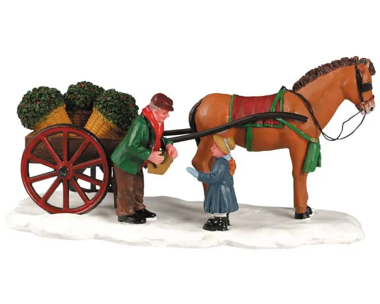 lemax-holly-for-sale-figurine-miniature-vendeur-de-houx image 1