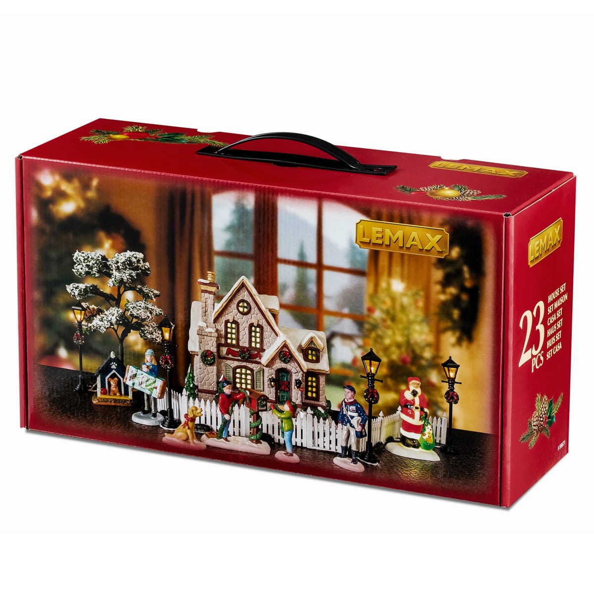 lemax-white-christmas-set-coffret-village-de-no-l-maison-neige-p-re-no-l image 2