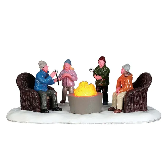 lemax-fire-pit-miniature-brasero-village-de-no-l image 1