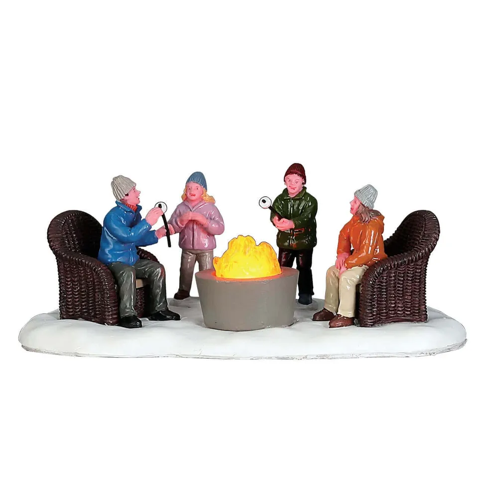 lemax-fire-pit-miniature-brasero-village-de-no-l image 1