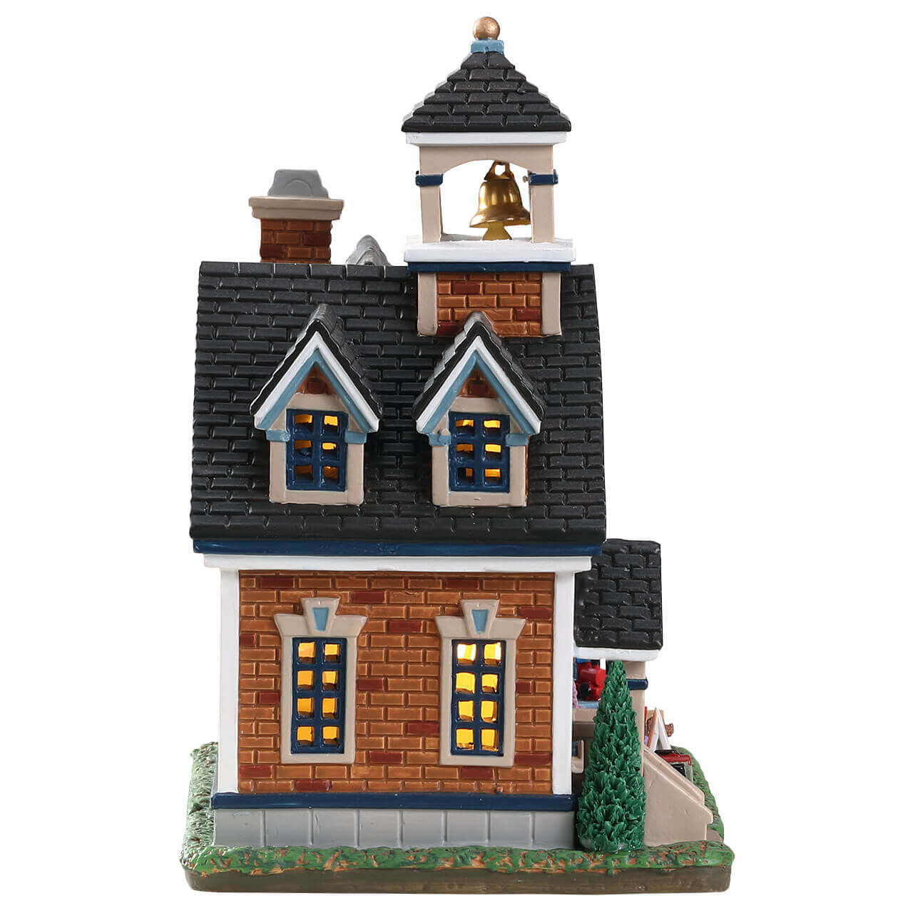 lemax-oak-hill-school-b-timent-cole-miniature-de-village image 3