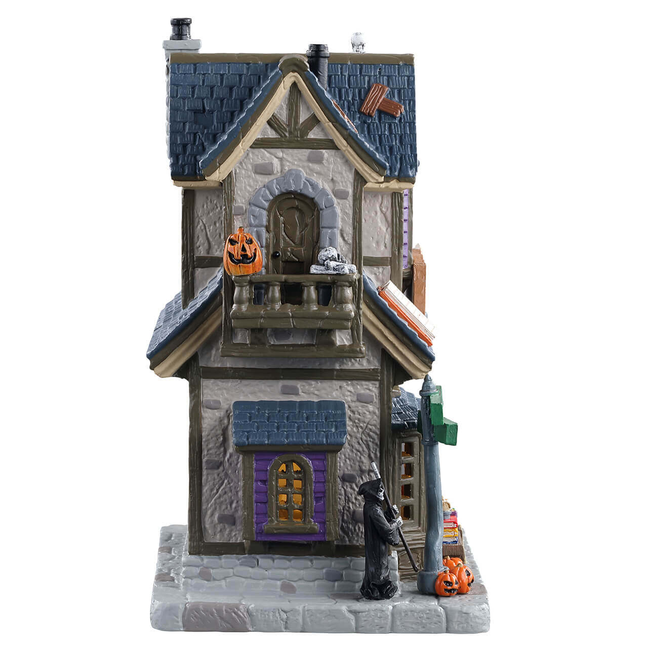 lemax-the-ghost-writer-s-antique-bookstore-b-timent-spooky-town image 2