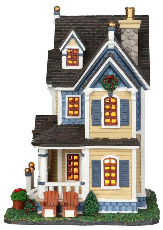 lemax-hillsview-inn-maison-miniature-village-illumin-e image 3