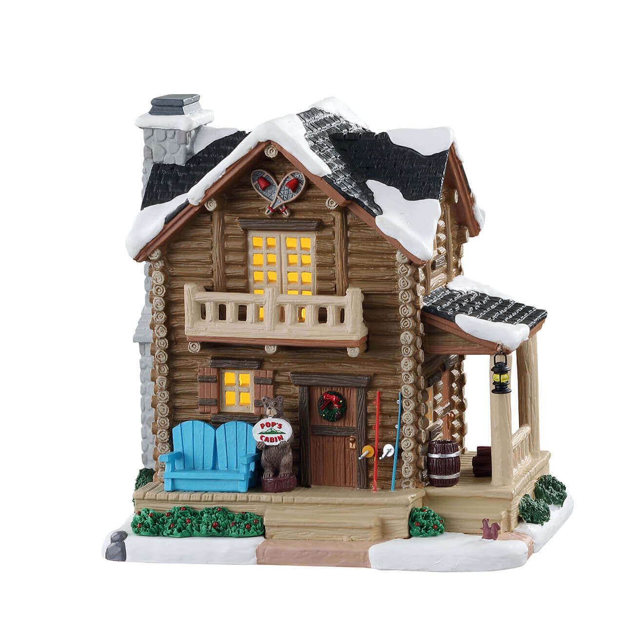lemax-pop-s-cabin-cabane-de-no-l-lumineuse-vail-village image 4