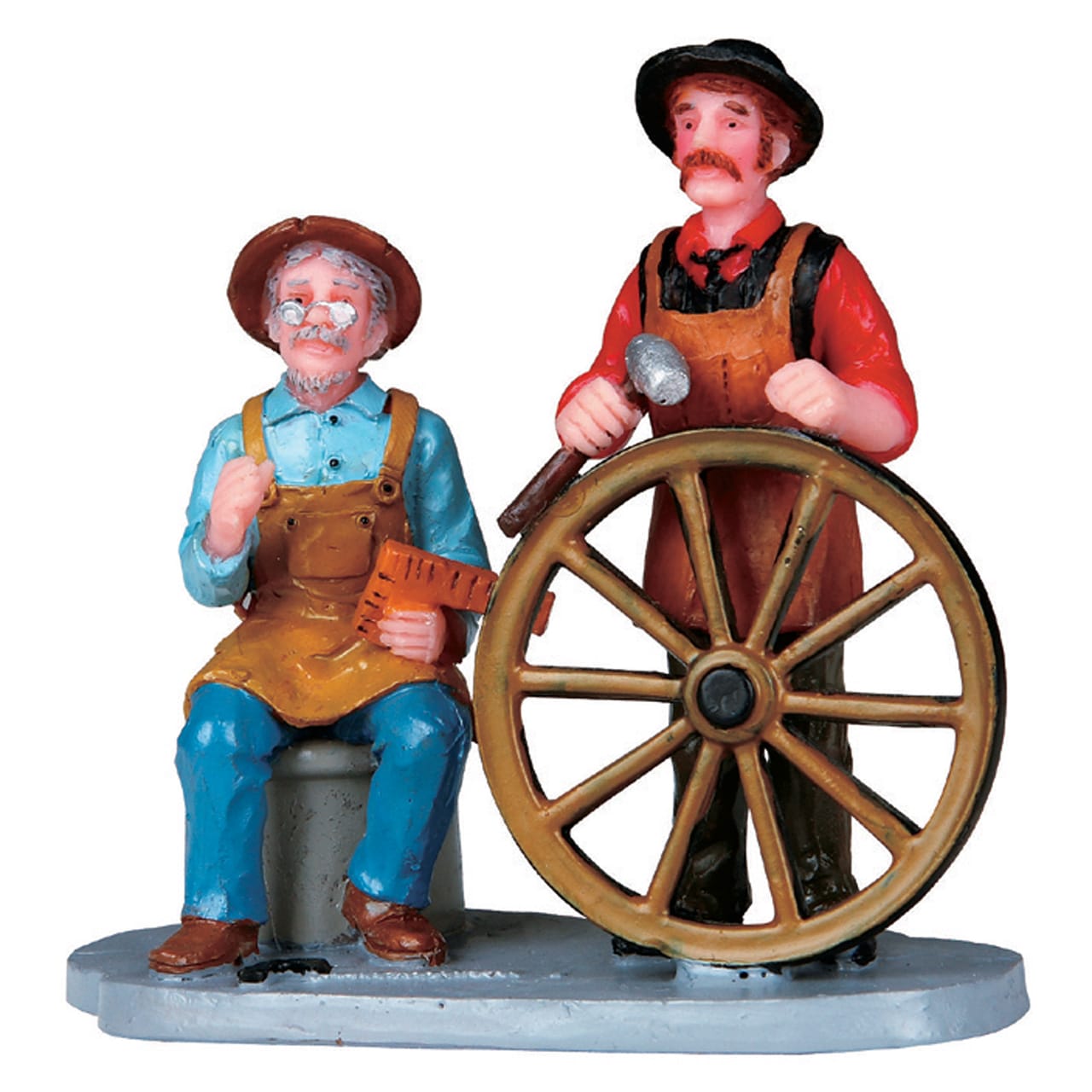 lemax-wheel-makers-figurine-artisans-charrons image 2