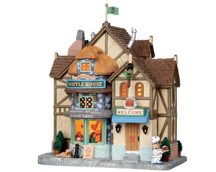 lemax-belgian-waffle-house-b-timent-village-miniature-gourmand image 1