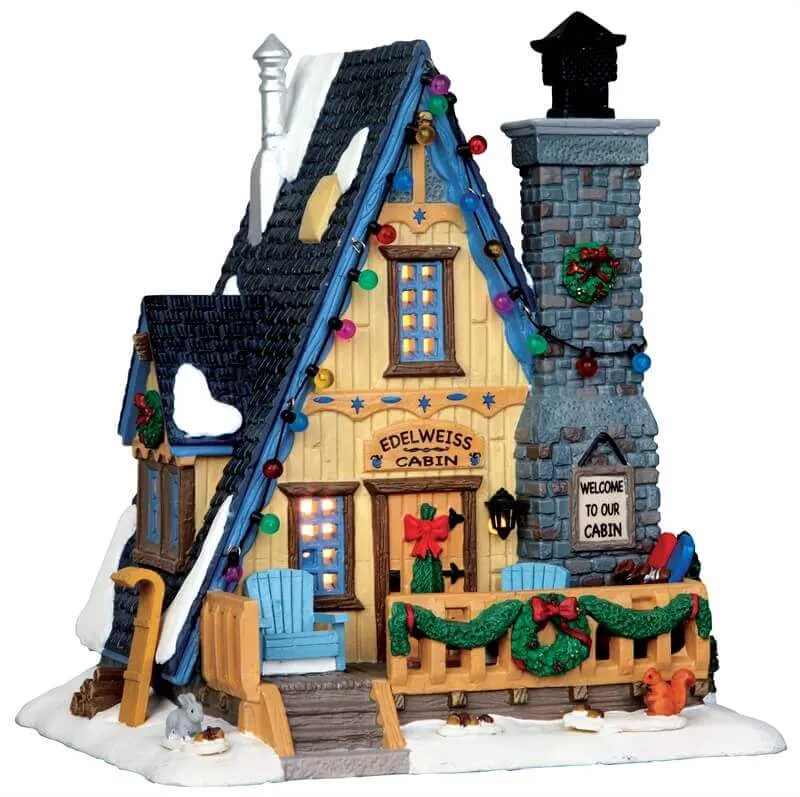 lemax-edelweiss-cabin-chalet-miniature-illumin image 1