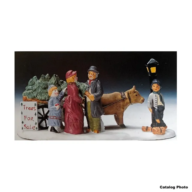 lemax-tree-vendor-figurine-marchand-de-sapins-village-no-l image 1