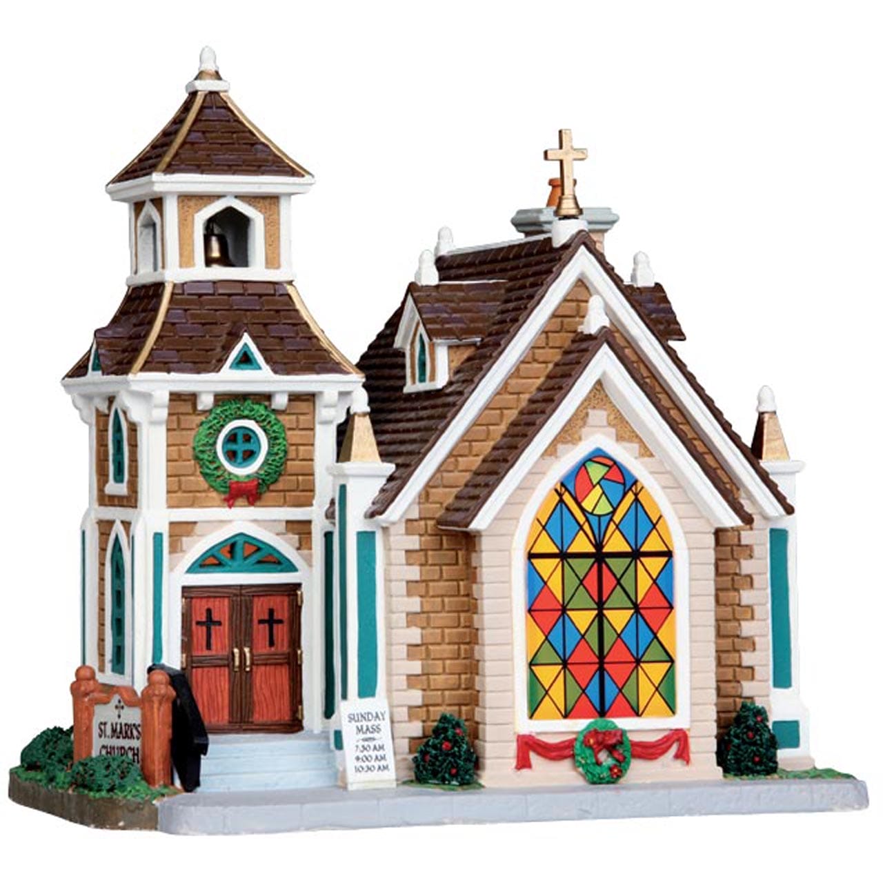 lemax-st-mark-s-church-glise-miniature-lumineuse-de-collection image 1