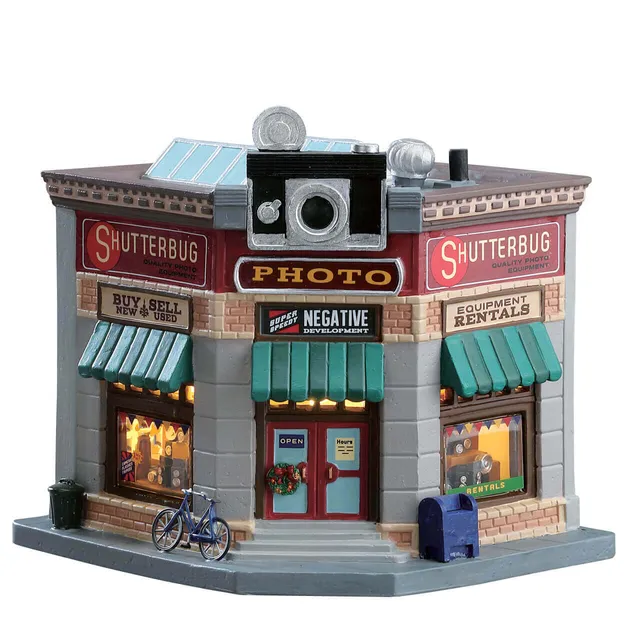 lemax-shutterbug-photo-shop-b-timent-miniature-village-de-no-l image 1