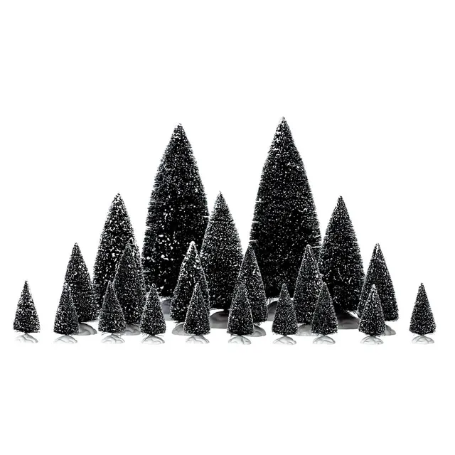 lemax-21-pc-assorted-pine-trees-set-21-sapins-miniatures image 1