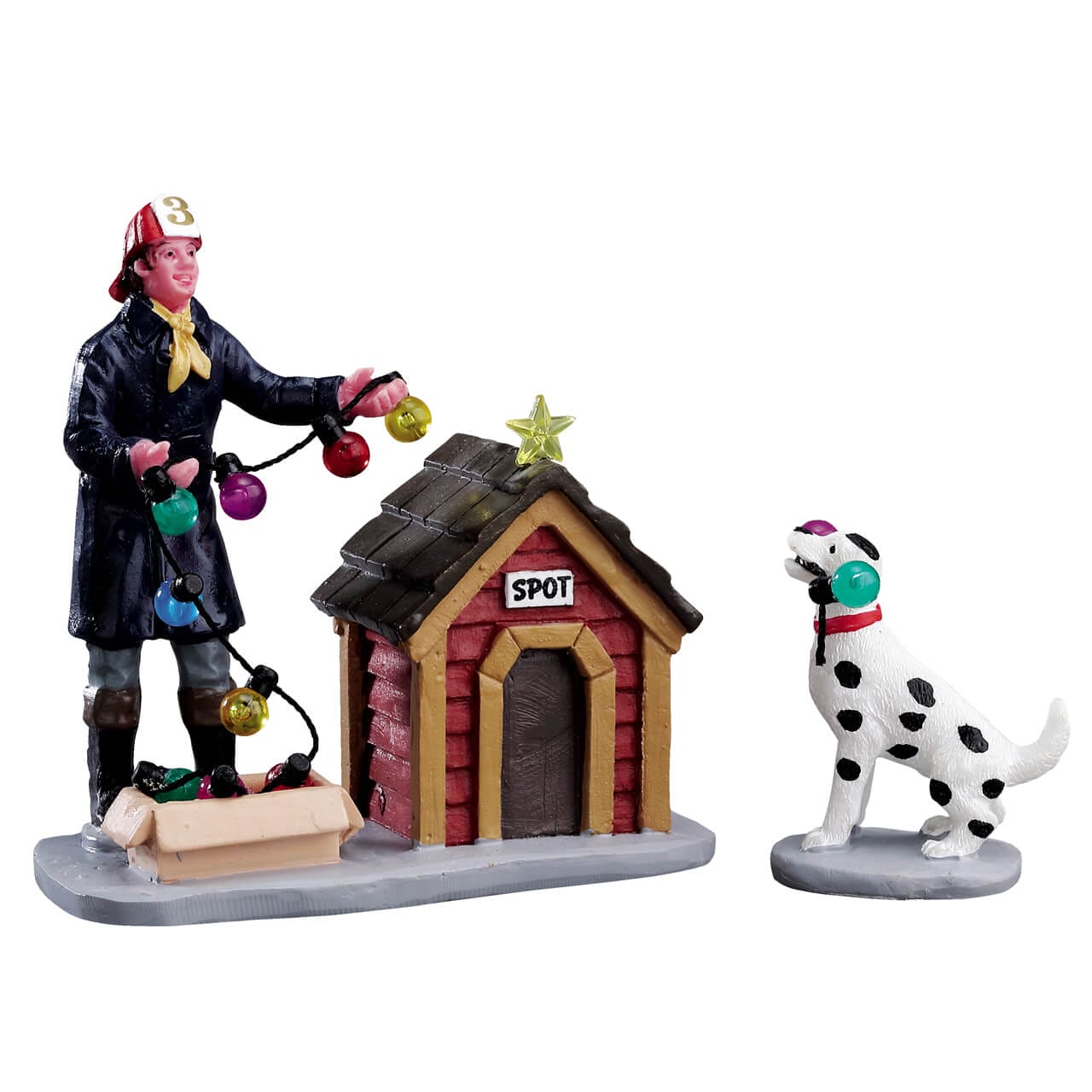 lemax-spot-helps-out-set-de-2-figurines-miniatures-no-l image 1