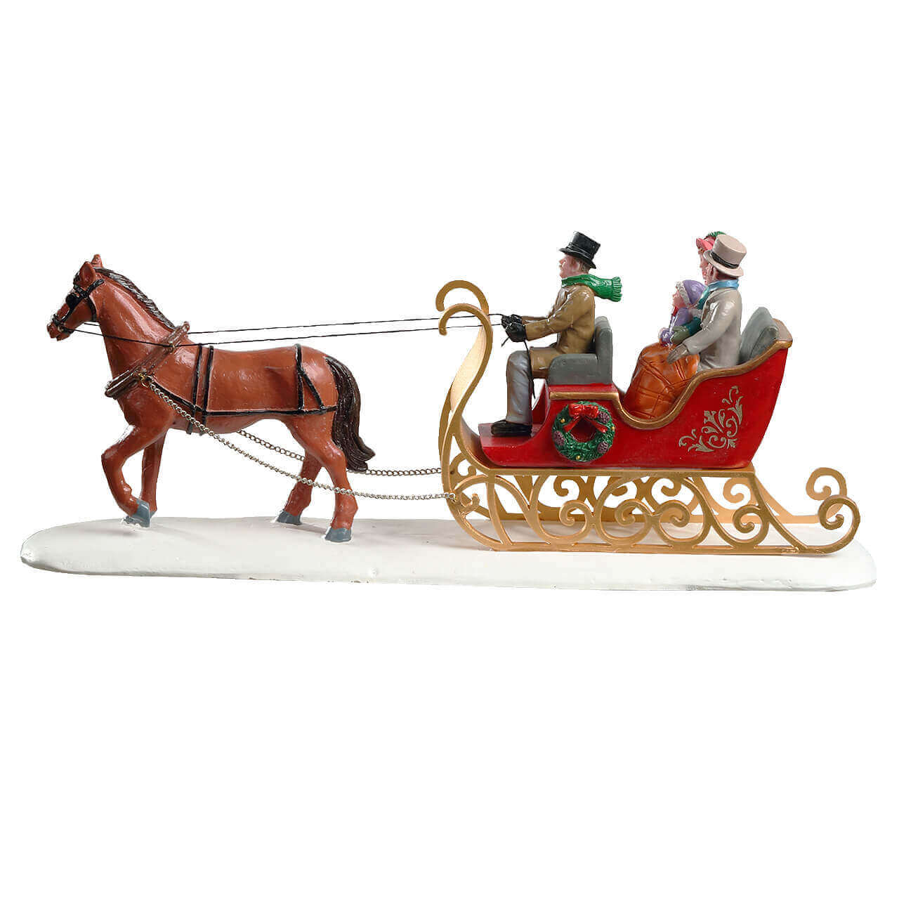 lemax-victorian-sleigh-ride-figurine-tra-neau-caddington image 4