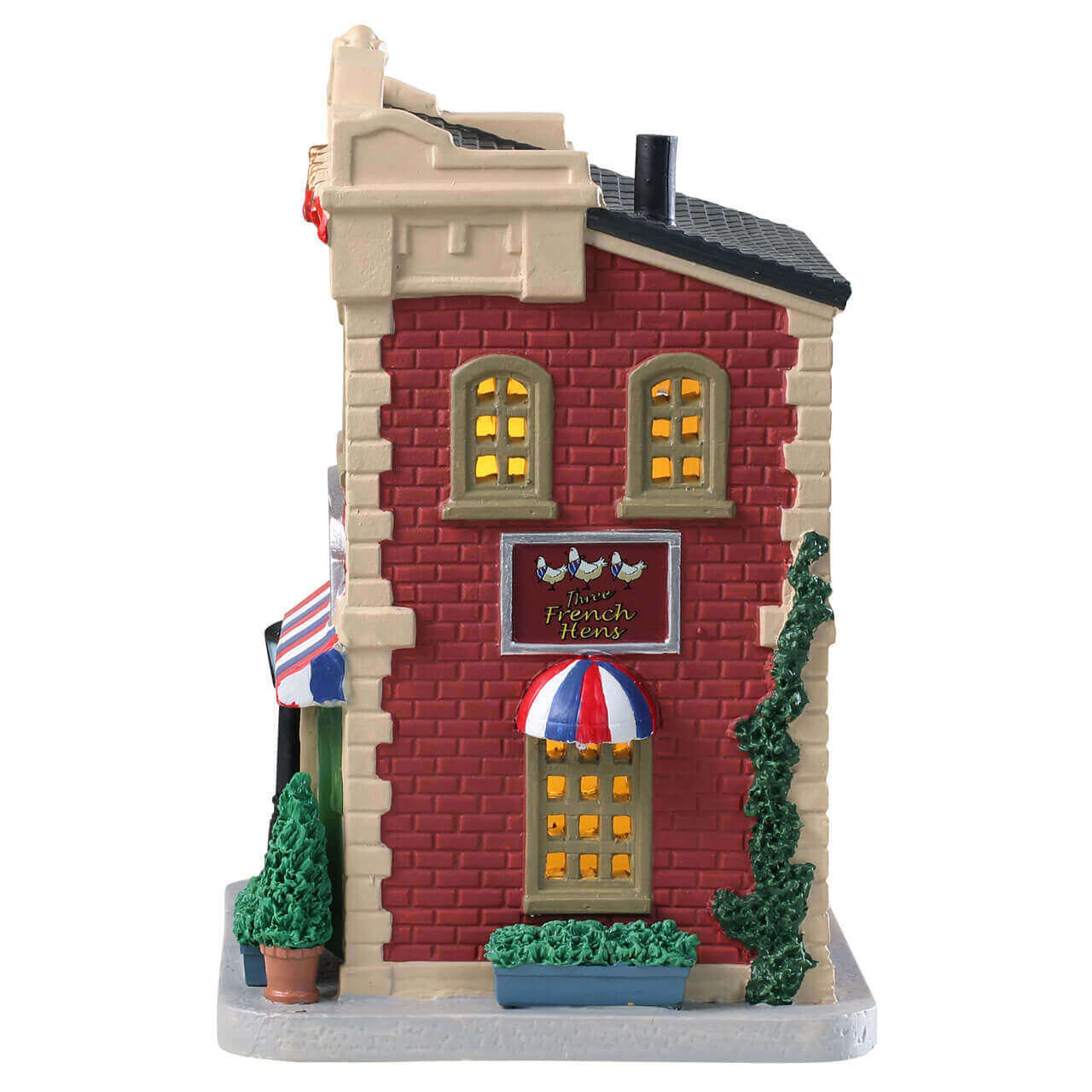 lemax-three-french-hens-restaurant-fran-ais-village-de-no-l-lumineux image 2