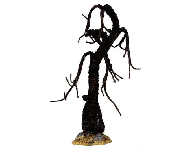 lemax-spooky-town-dreadful-oak-tree-arbre-mort-hant-miniature image 1