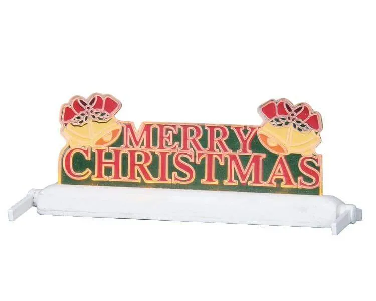 lemax-yard-light-merry-christmas-lampadaire-miniature-de-no-l image 1