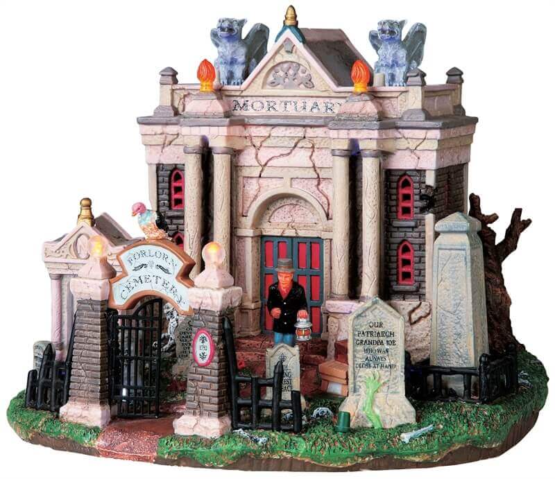 lemax-forlorn-cemetery-miniature-cimeti-re-spooky-town-halloween image 1