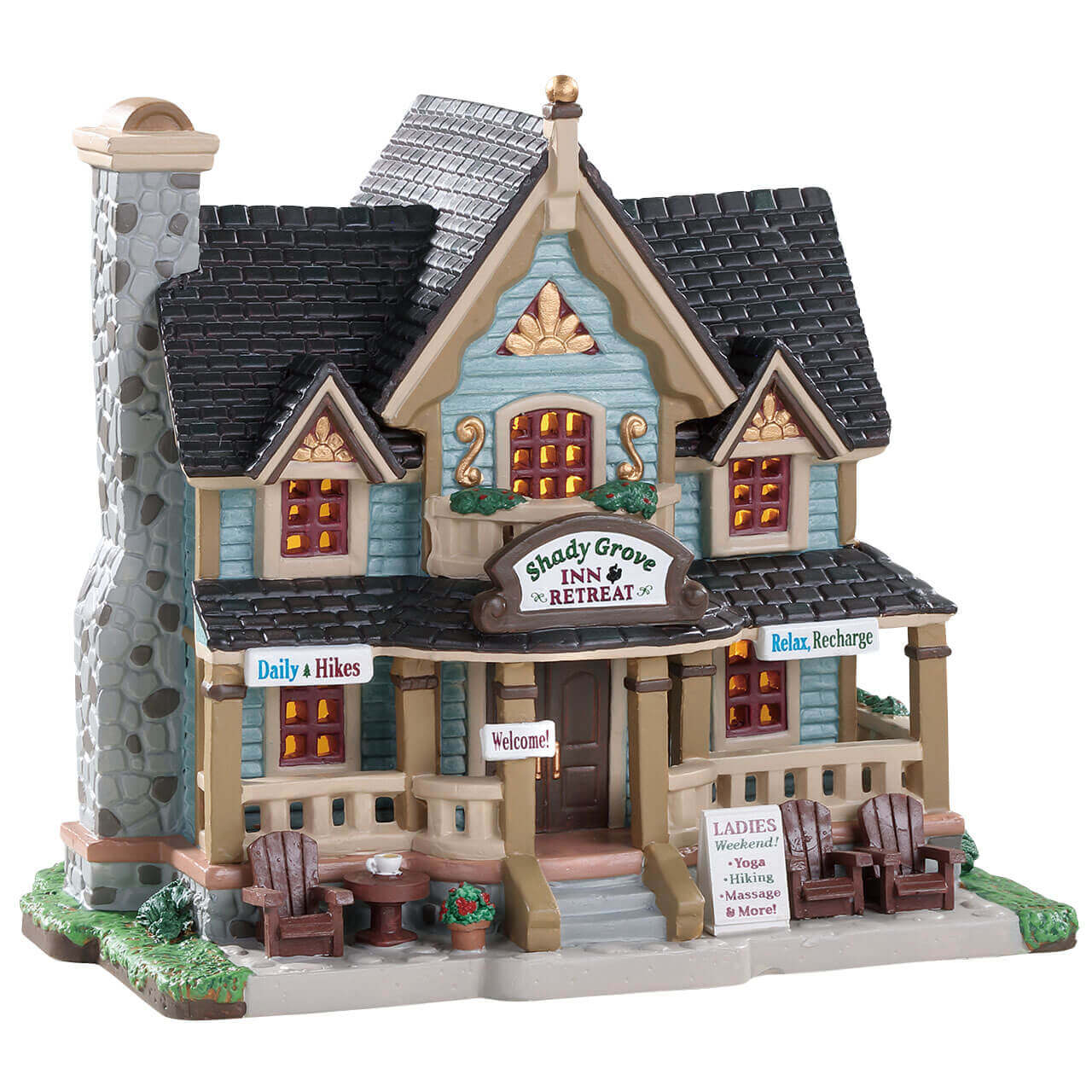 lemax-shady-grove-inn-retreat-b-timent-miniature-auberge image 4