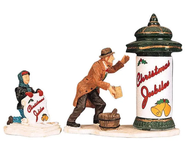 lemax-the-bill-poster-figurine-miniature-colleur-d-affiches image 1