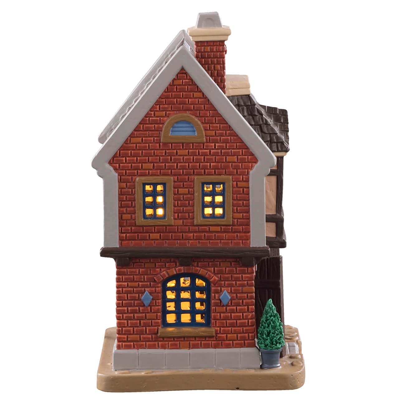 lemax-ainsworth-coach-house-maison-miniature-village-de-no-l image 2
