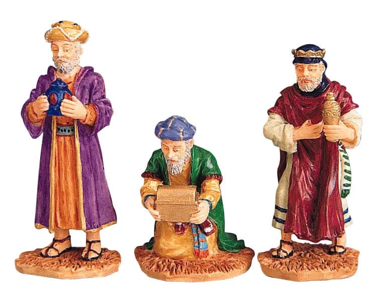 lemax-three-wise-men-figurine-miniature-nativit-collection image 1